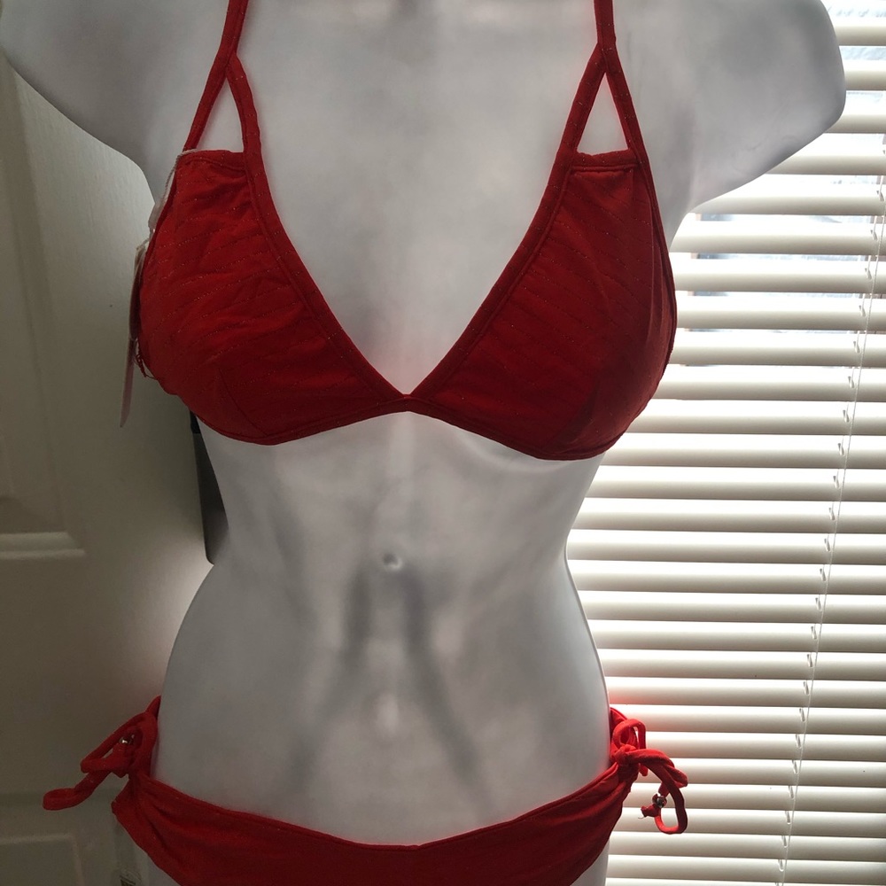 Vitamin A bikini set,new ,Reversible orange 8